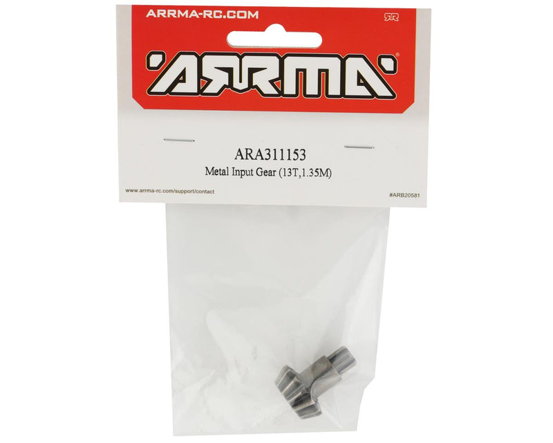 ARRMA ARA311153 Metal Input Gear 13T for 1/10 4x4 4S Kraton/Outcast/Vorteks