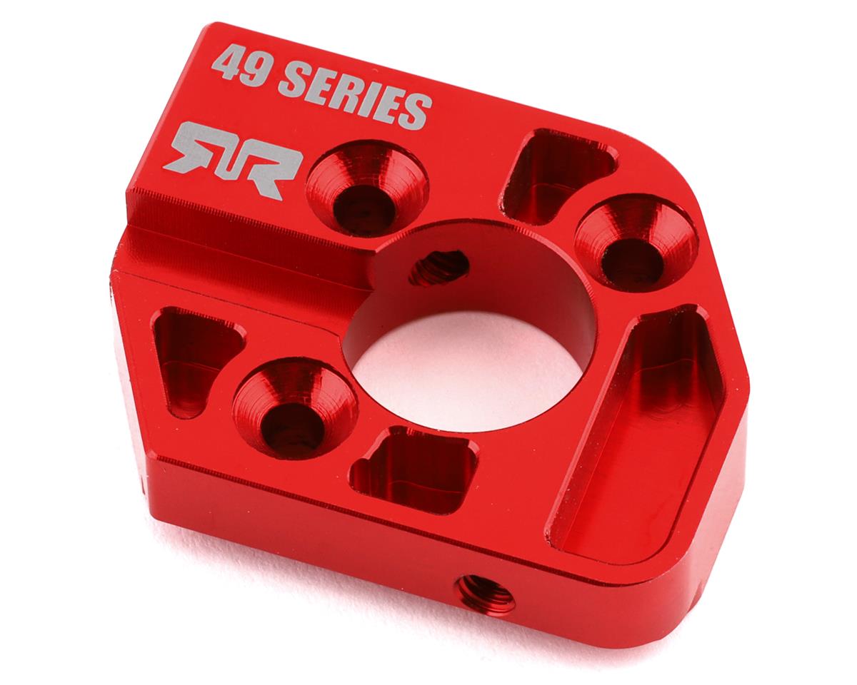 ARRMA ARA320603 Aluminum Motor Plate 49 Series Red : 8S Kraton / Outcast