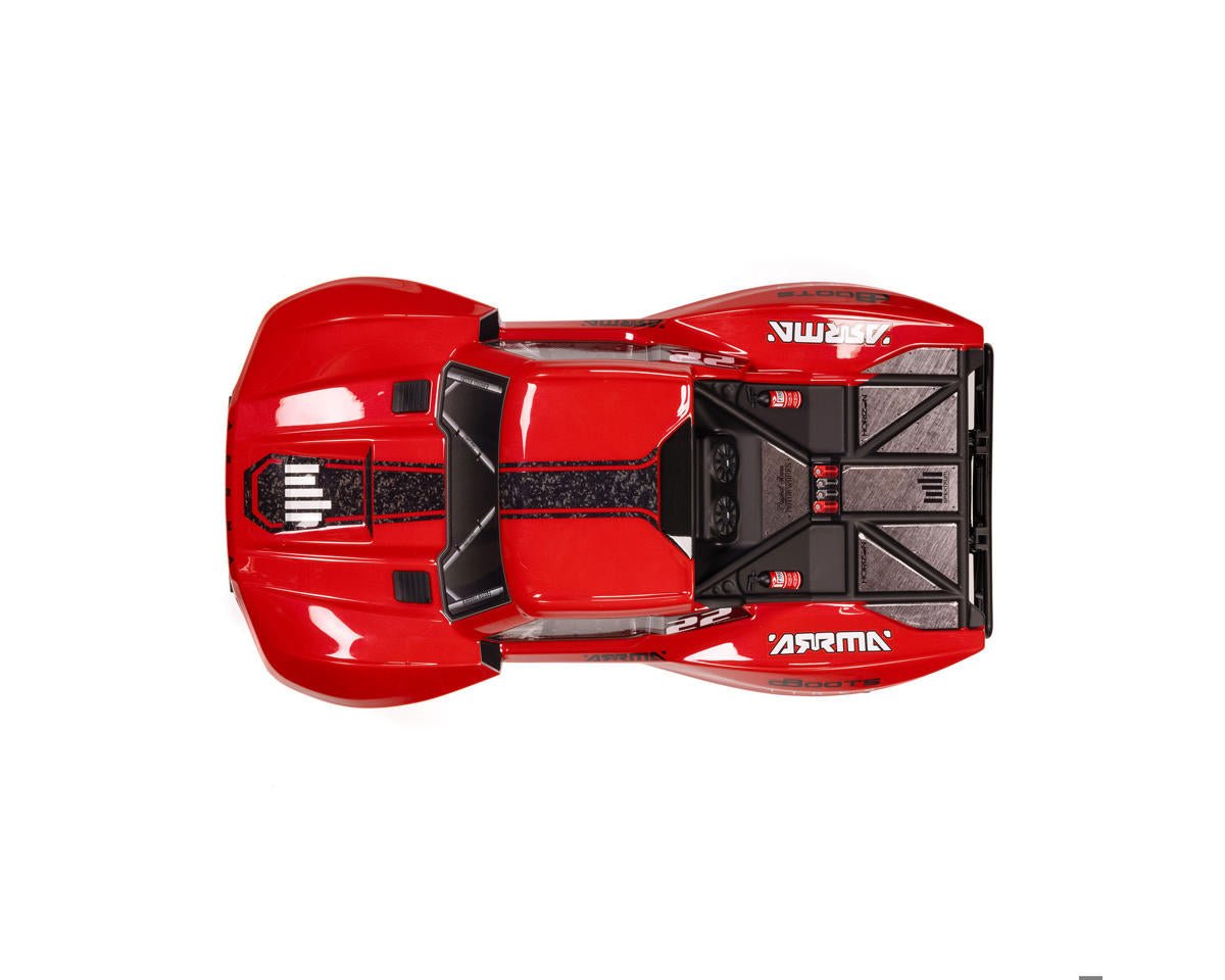 Arrma Fury 2WD MEGA 550 RTR Brushed 1/10 Off-Road Short Course Truck (Red) w/SLT2 2.4GHz Radio, Battery & Charger