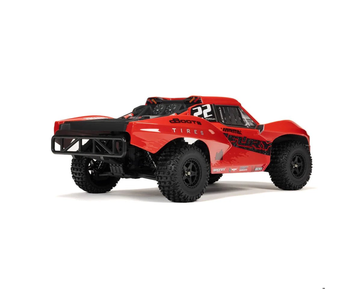 Arrma Fury 2WD MEGA 550 RTR Brushed 1/10 Off-Road Short Course Truck (Red) w/SLT2 2.4GHz Radio, Battery & Charger