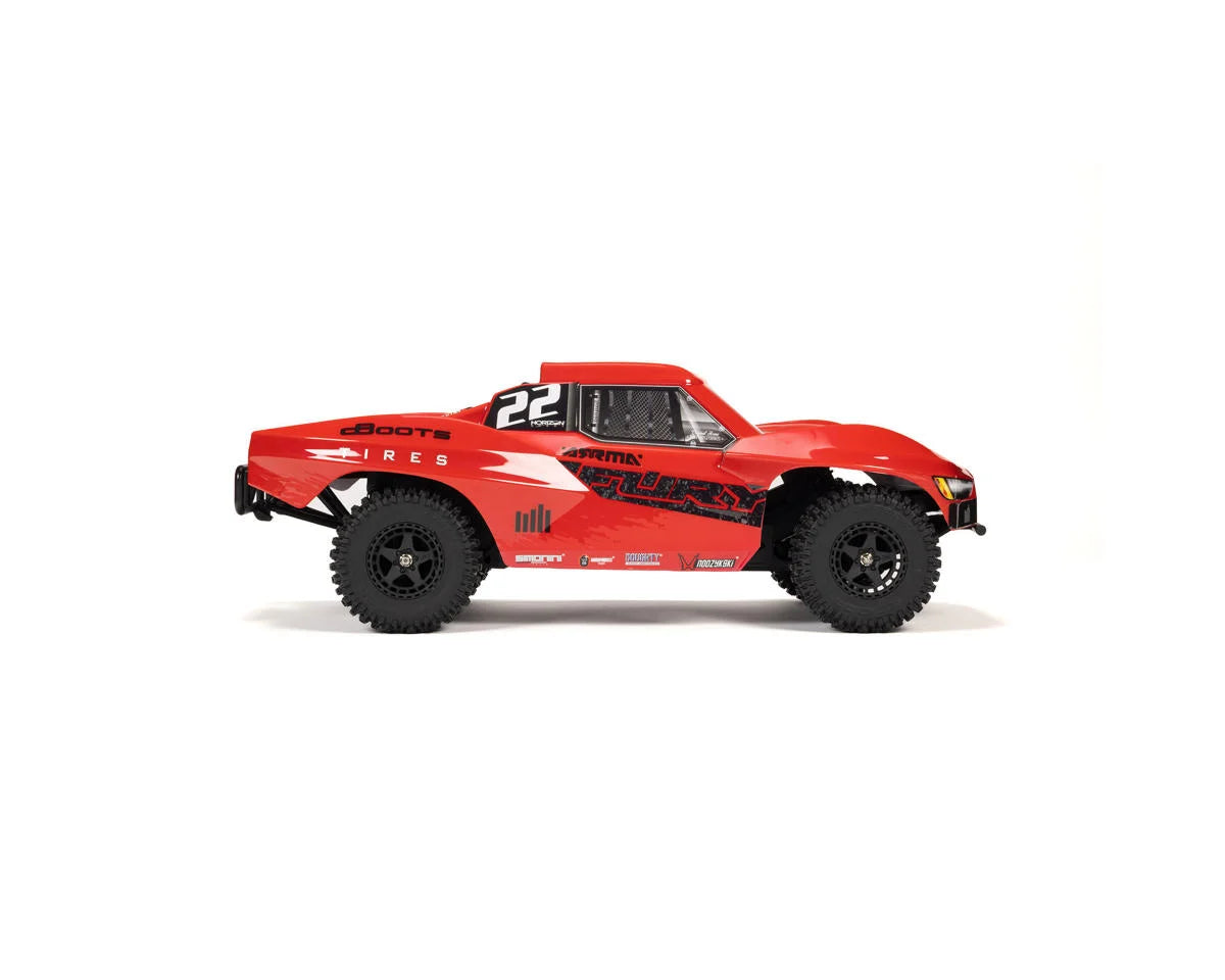Arrma Fury 2WD MEGA 550 RTR Brushed 1/10 Off-Road Short Course Truck (Red) w/SLT2 2.4GHz Radio, Battery & Charger