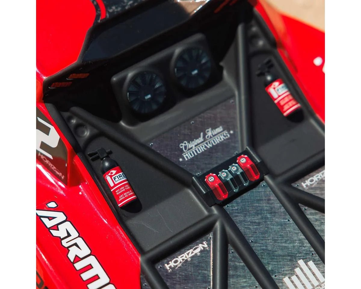 Arrma Fury 2WD MEGA 550 RTR Brushed 1/10 Off-Road Short Course Truck (Red) w/SLT2 2.4GHz Radio, Battery & Charger