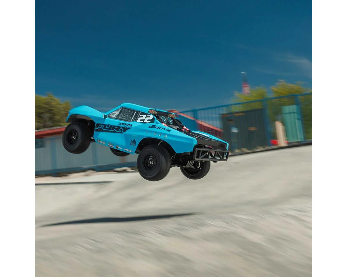 Arrma Fury 2WD MEGA 550 RTR Brushed 1/10 Off-Road Short Course Truck (Red) w/SLT2 2.4GHz Radio, Battery & Charger (Copy)