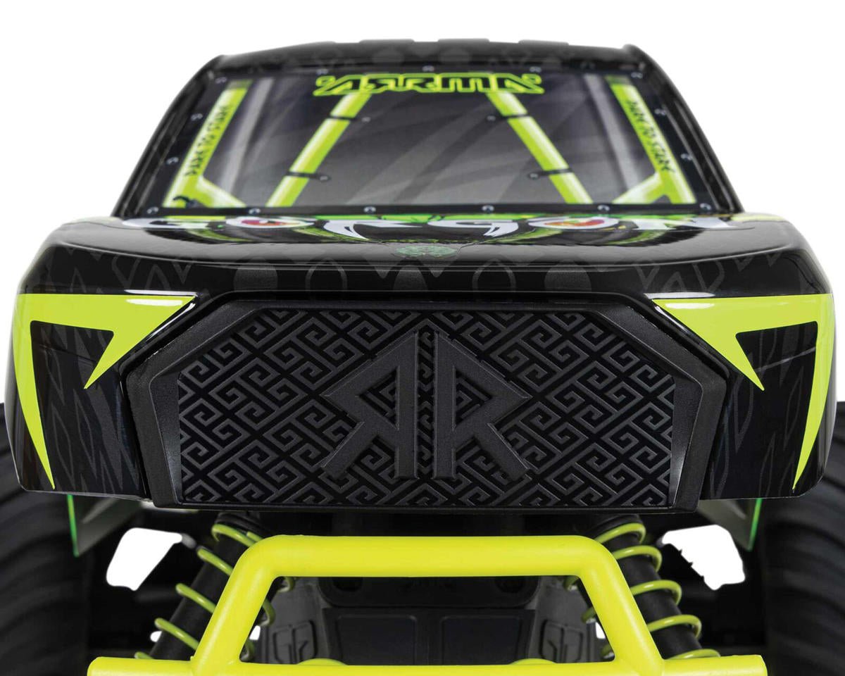 Arrma Gorgon 4X2 MEGA 550 Brushed 1/10 Monster Truck RTR (Yellow) w/SLT2 2.4GHz Radio, Battery & Charger