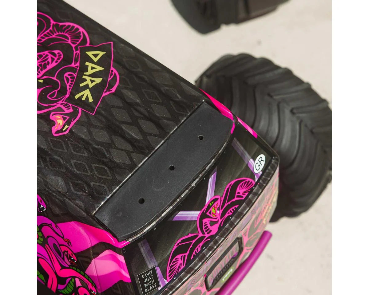 Arrma Gorgon 4X2 MEGA 550 1/10 RTR Brushed Monster Truck (Purple) w/SLT2 2.4GHz Radio, Battery & Charger