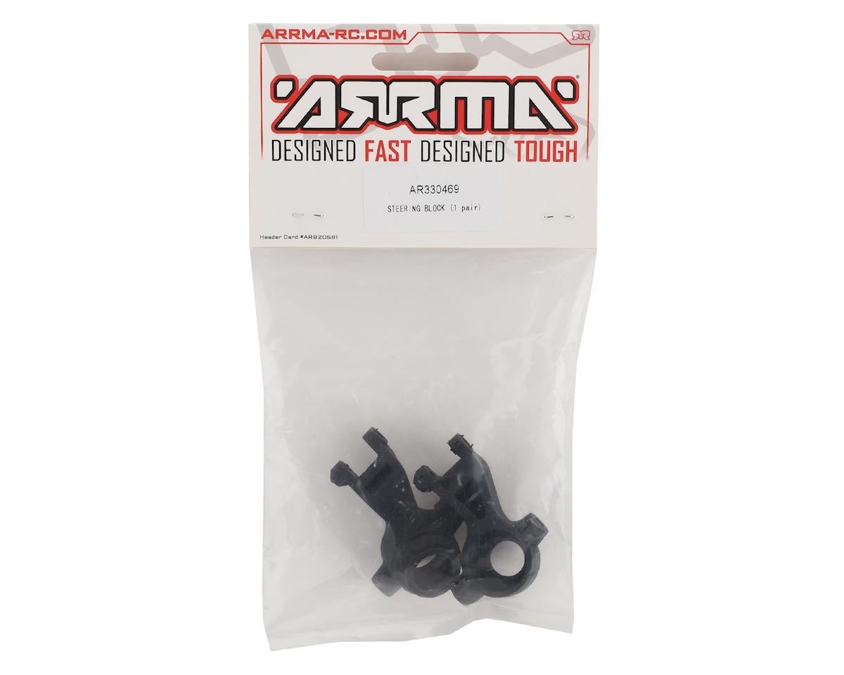 ARRMA ARAC9359 Steering Block (2) 4x4 Granite Senton AR330469