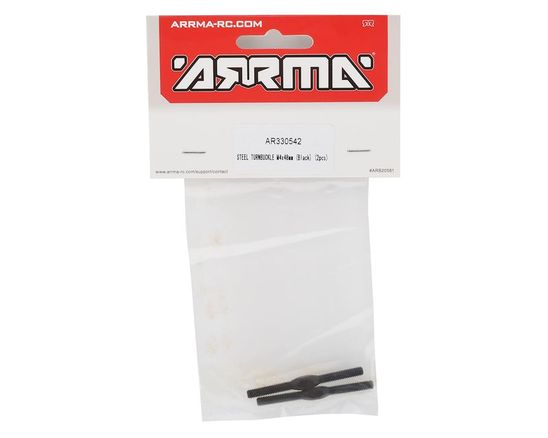 Arrma 4x48mm Steel Turnbuckle (2) Typhon Mega 4x4 , BLX 4x4