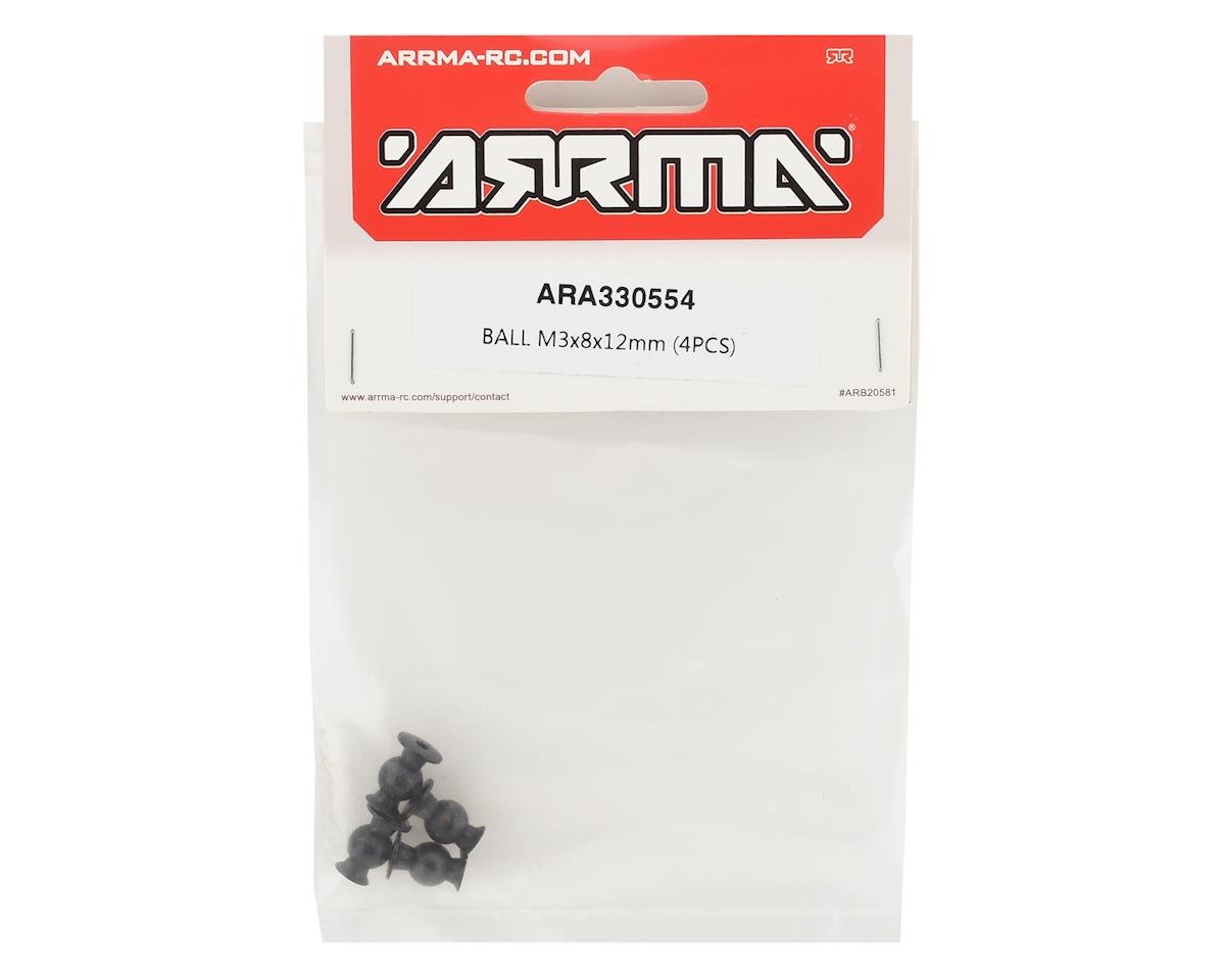 Arrma 3x8x12mm Ball (4)
