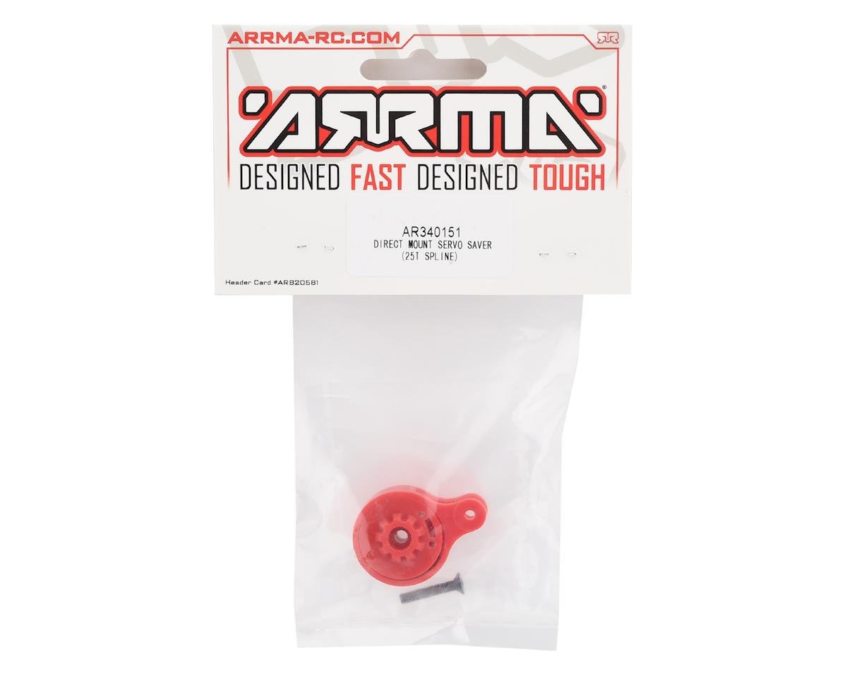 Arrma Servo Saver (25T Spline) Big Rock Granite Kraton Outcast AR340151