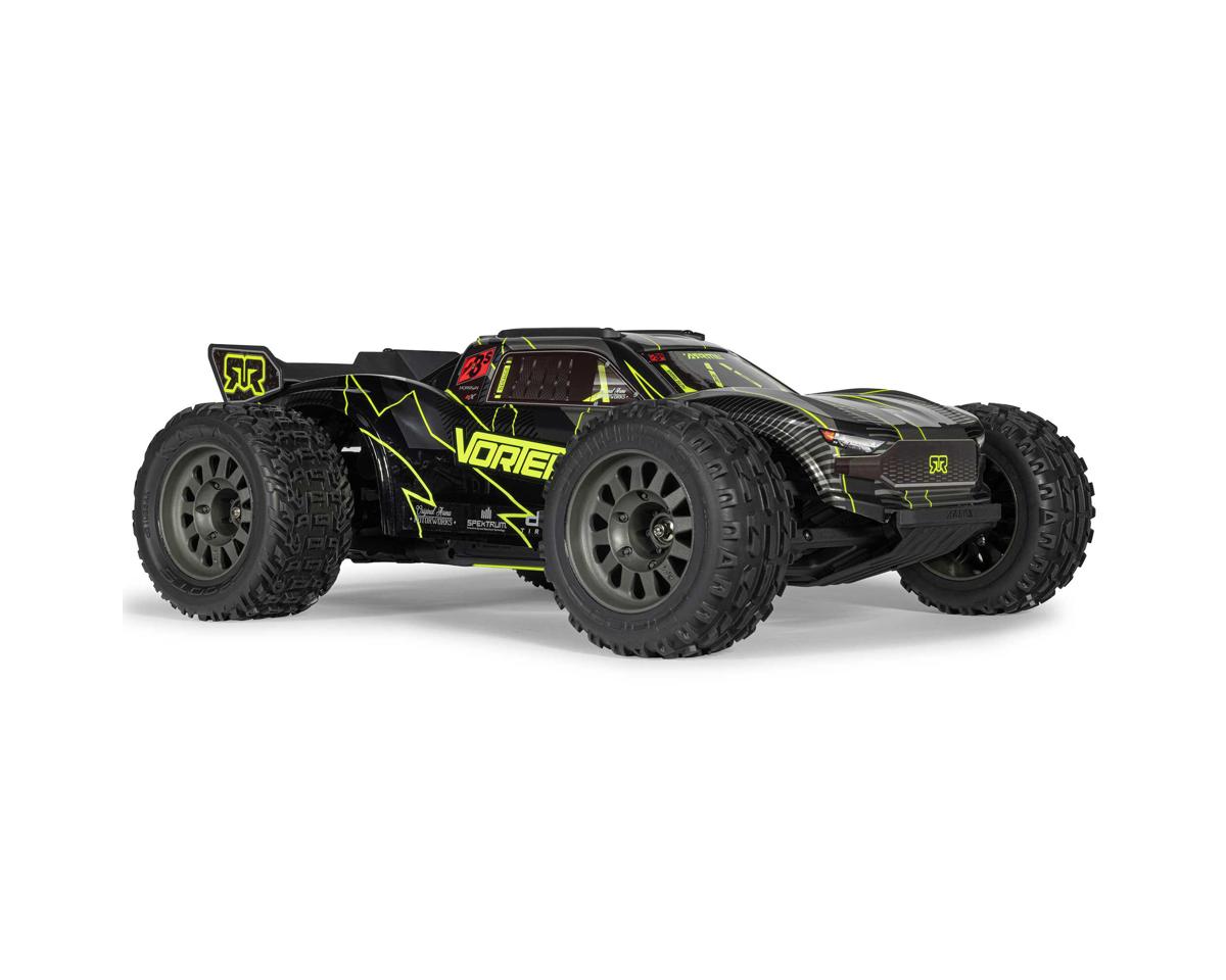 Arrma Vorteks 223S 1/10 BLX Brushless RTR 2WD Stadium Truck (Yellow) w/SLT2 2.4GHz Radio & DSC