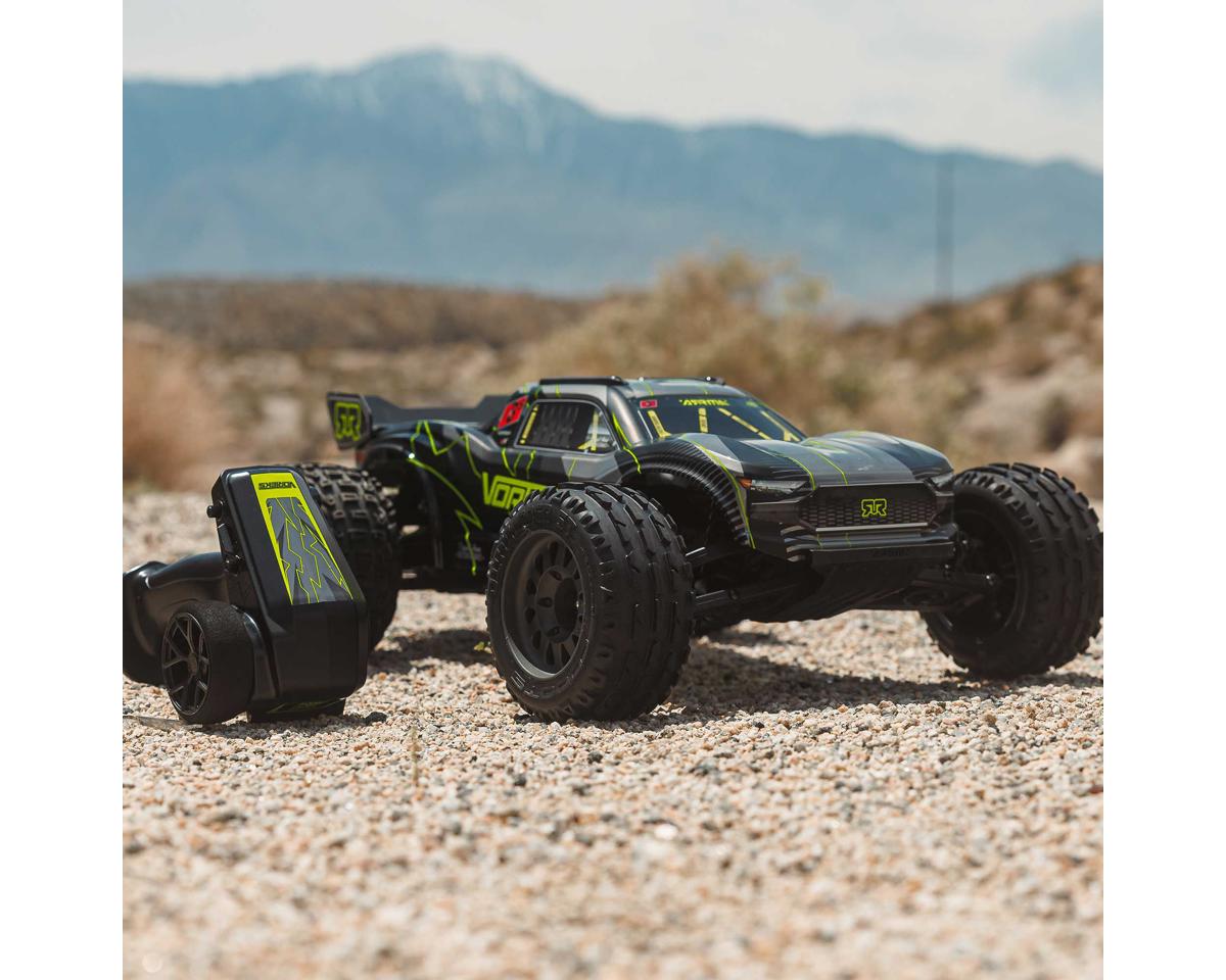 Arrma Vorteks 223S 1/10 BLX Brushless RTR 2WD Stadium Truck (Yellow) w/SLT2 2.4GHz Radio & DSC