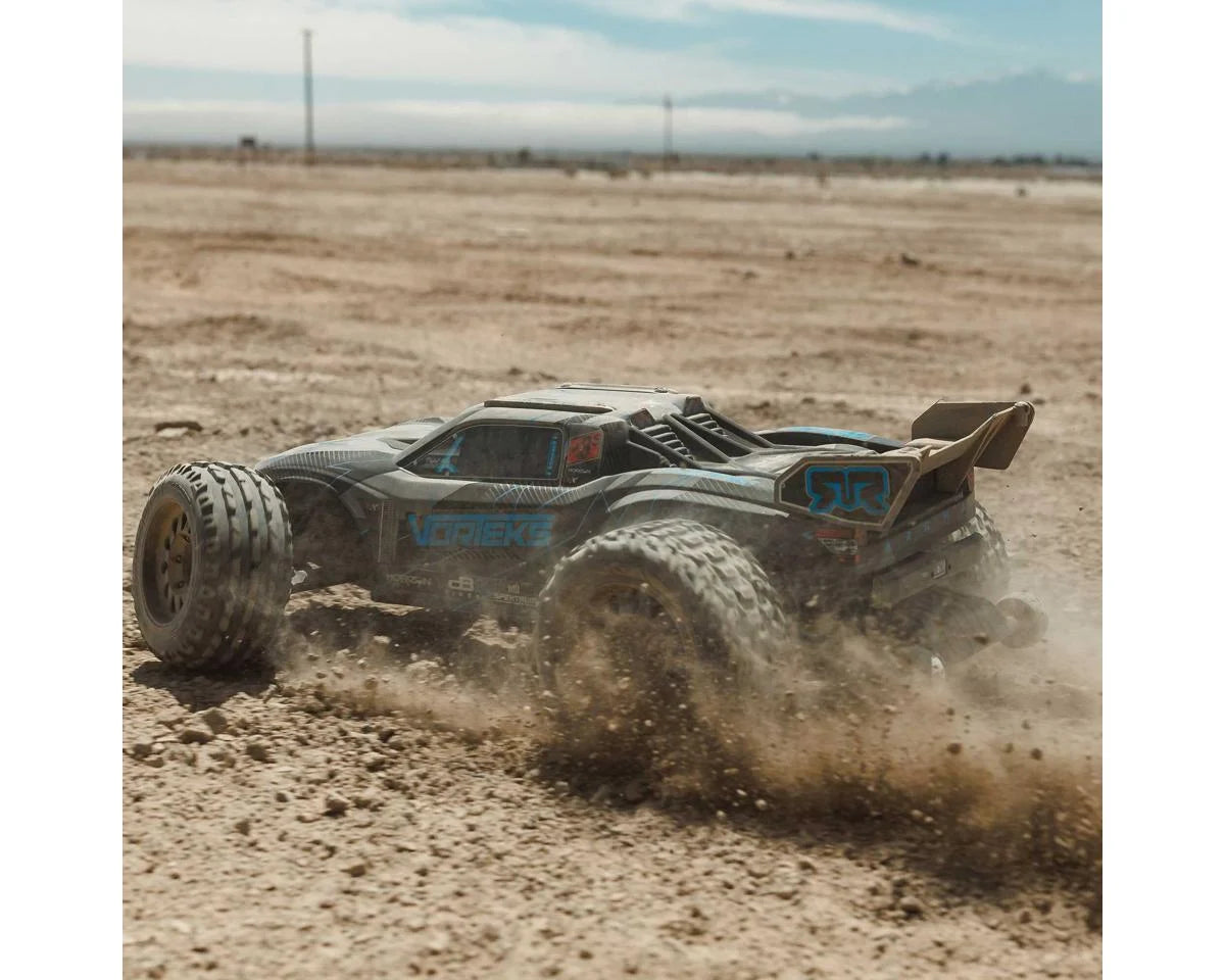 Arrma Vorteks 223S 1/10 BLX Brushless RTR 2WD Stadium Truck (Blue) w/SLT2 2.4GHz Radio & DSC