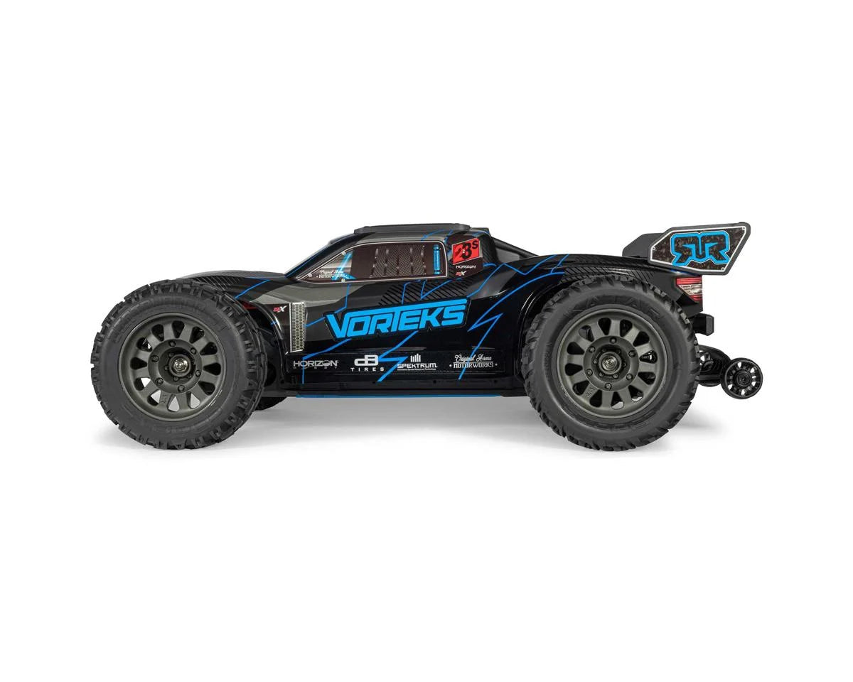 Arrma Vorteks 223S 1/10 BLX Brushless RTR 2WD Stadium Truck (Blue) w/SLT2 2.4GHz Radio & DSC