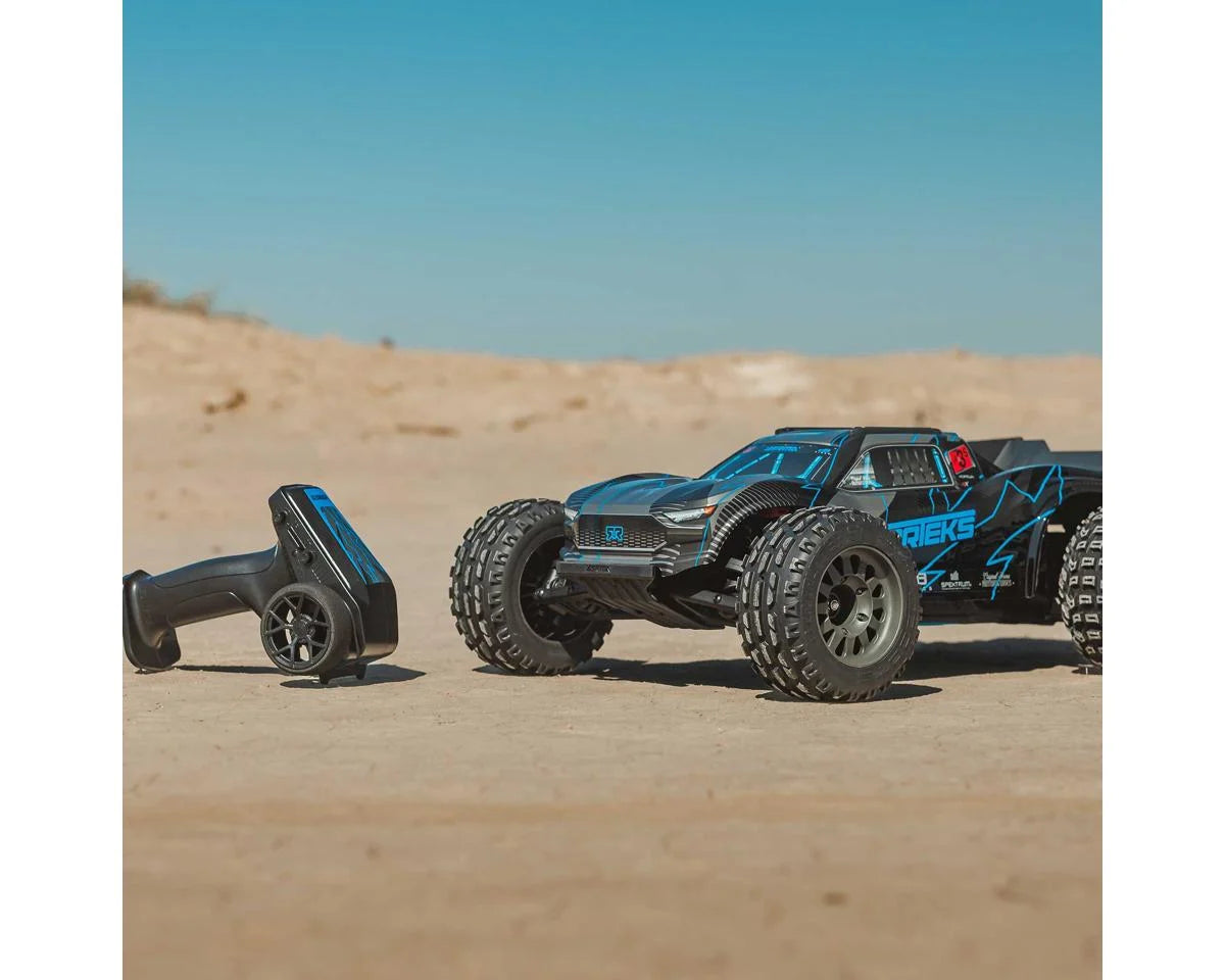 Arrma Vorteks 223S 1/10 BLX Brushless RTR 2WD Stadium Truck (Blue) w/SLT2 2.4GHz Radio & DSC