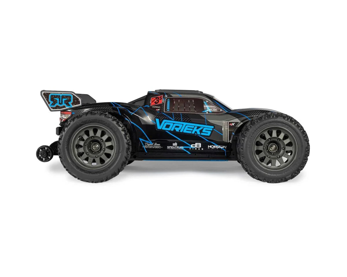 Arrma Vorteks 223S 1/10 BLX Brushless RTR 2WD Stadium Truck (Blue) w/SLT2 2.4GHz Radio & DSC