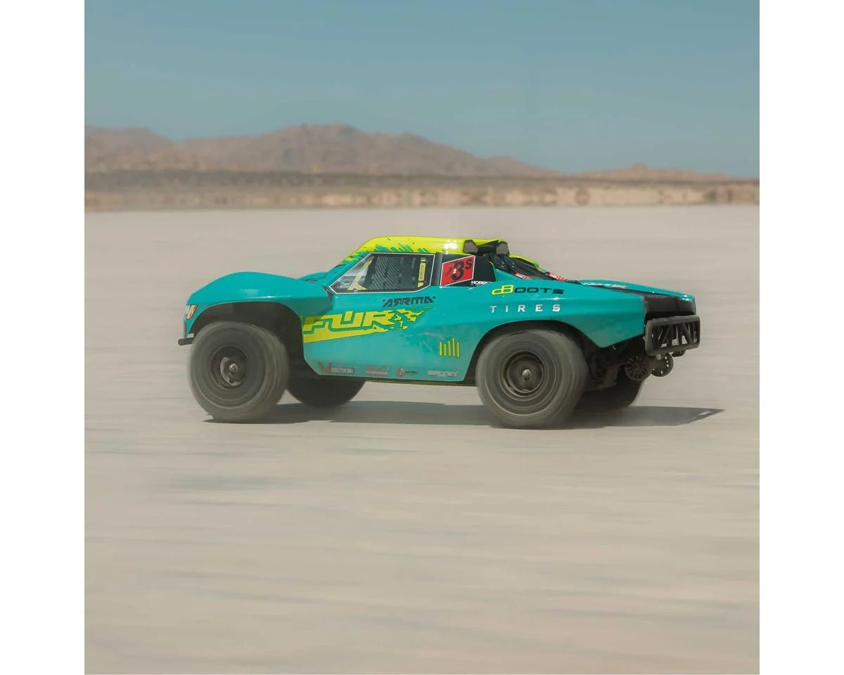 Arrma Fury 223S BLX 1/10 Brushless RTR 2WD Short Course Truck (Green) w/SLT2 2.4GHz Radio & DSC