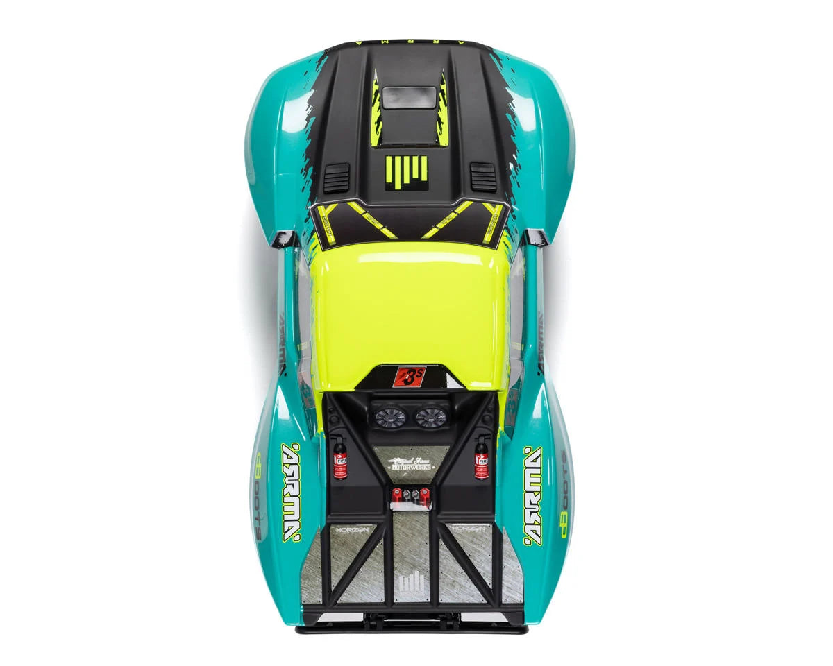 Arrma Fury 223S BLX 1/10 Brushless RTR 2WD Short Course Truck (Green) w/SLT2 2.4GHz Radio & DSC