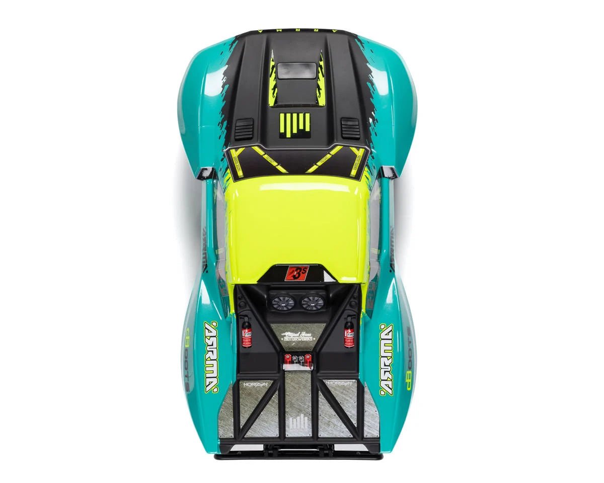 Arrma Fury 223S BLX 1/10 Brushless RTR 2WD Short Course Truck (Green) w/SLT2 2.4GHz Radio & DSC
