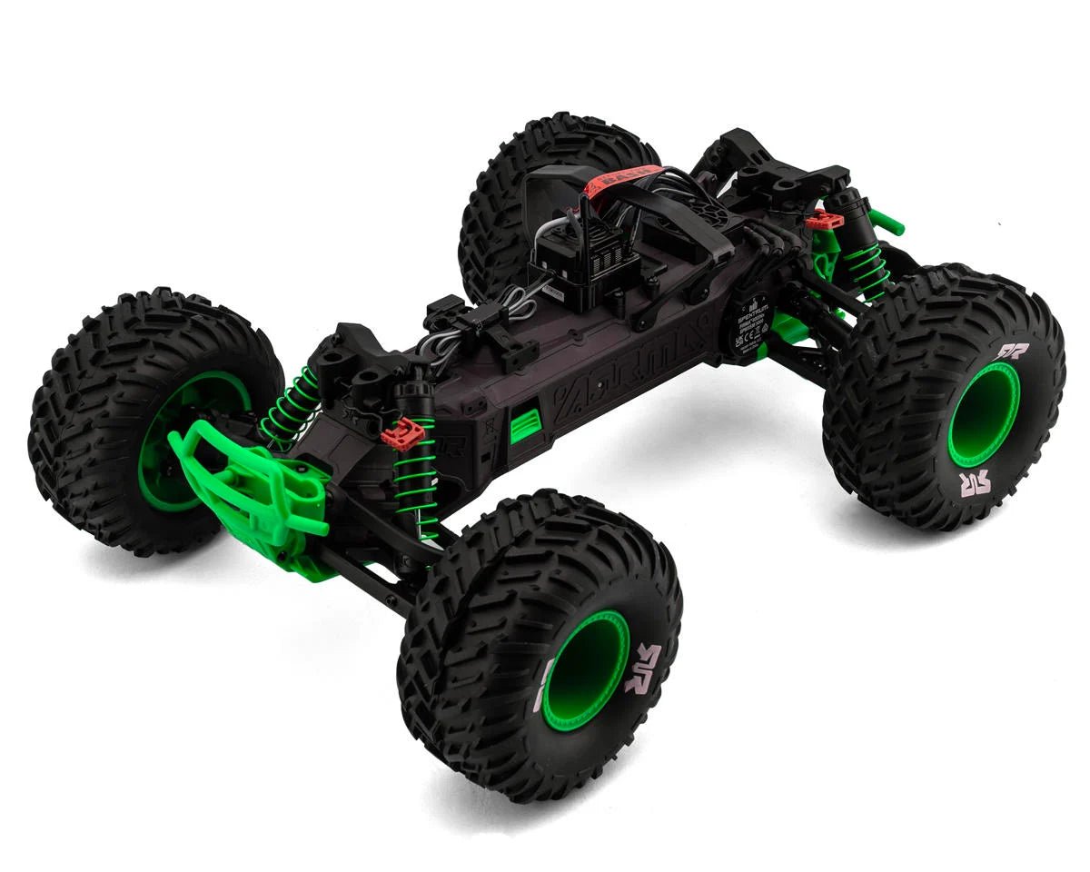 Arrma Quake 223S DSC 1/10 RTR Brushless 2WD Monster Truck (Green) w/SLT2 2.4GHz Radio