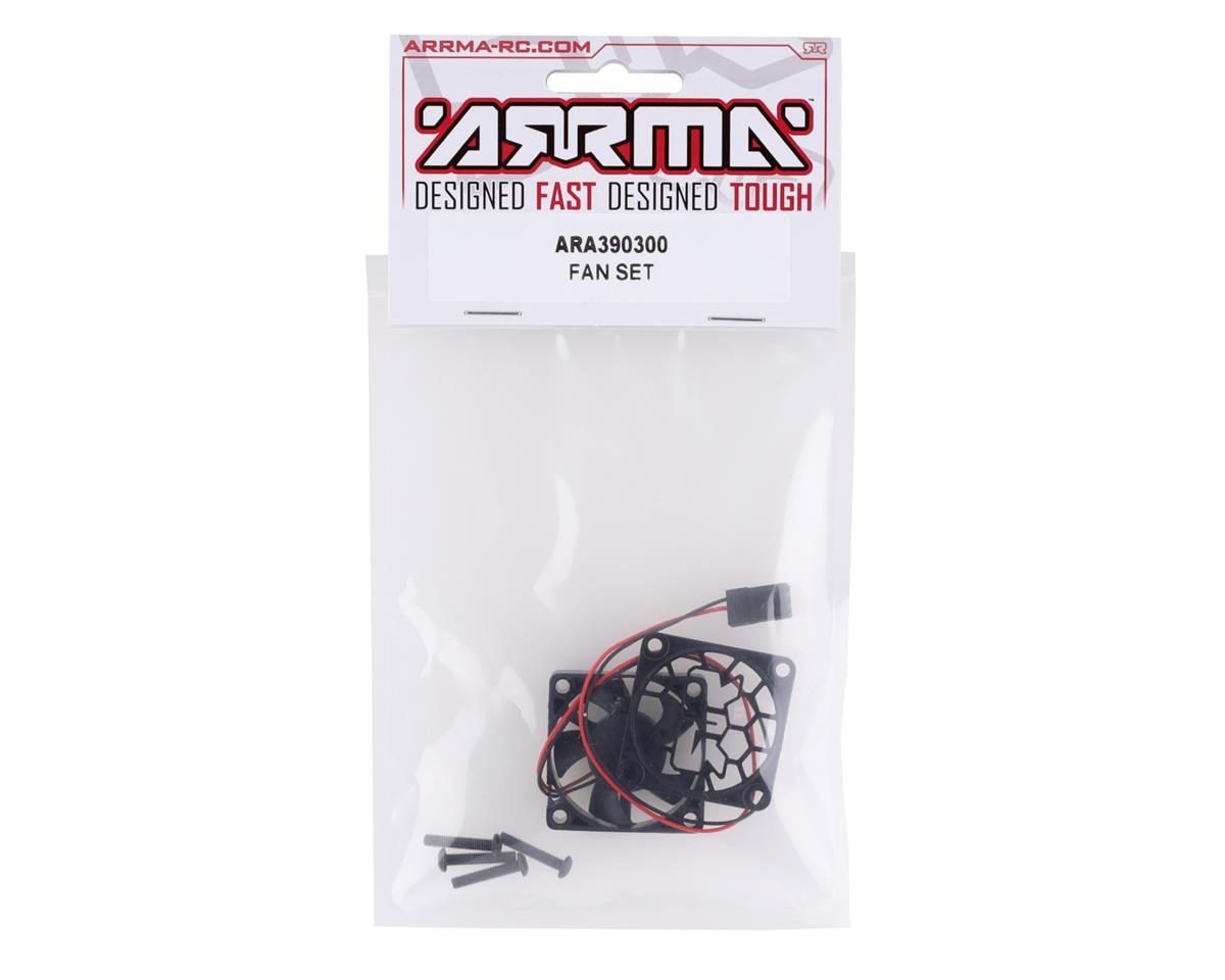 Arrma 35mm Fan & Cover Set (Requires For use with #ARA390299