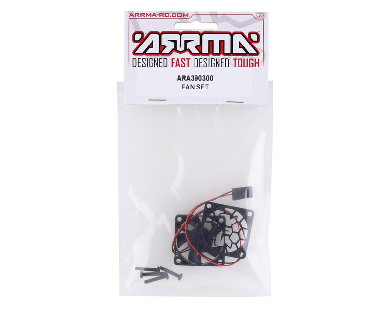 Arrma 35mm Fan & Cover Set (Requires For use with #ARA390299