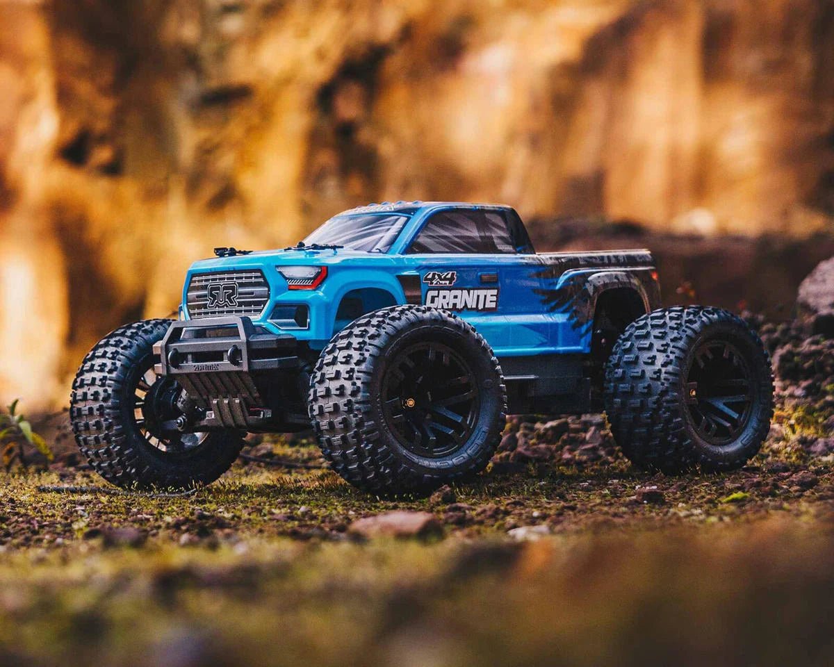 Arrma Granite 4x4 V3 550 Mega RTR Monster Truck (Blue) w/Spektrum SLT3 2.4GHz Radio