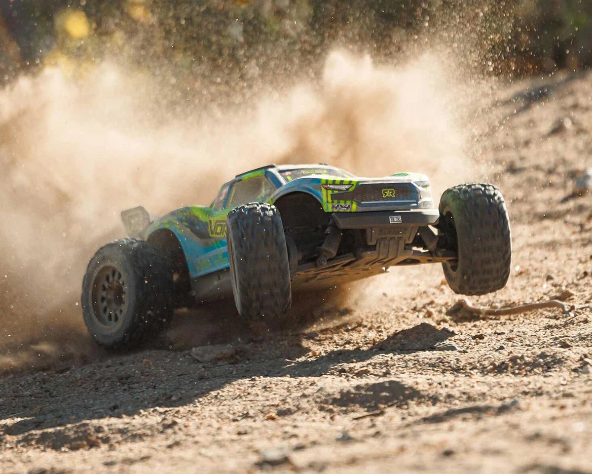 Arrma Vorteks 223S 1/10 BLX Brushless RTR 4WD Stadium Truck (Teal) w/SLT3 2.4GHz Radio & DSC