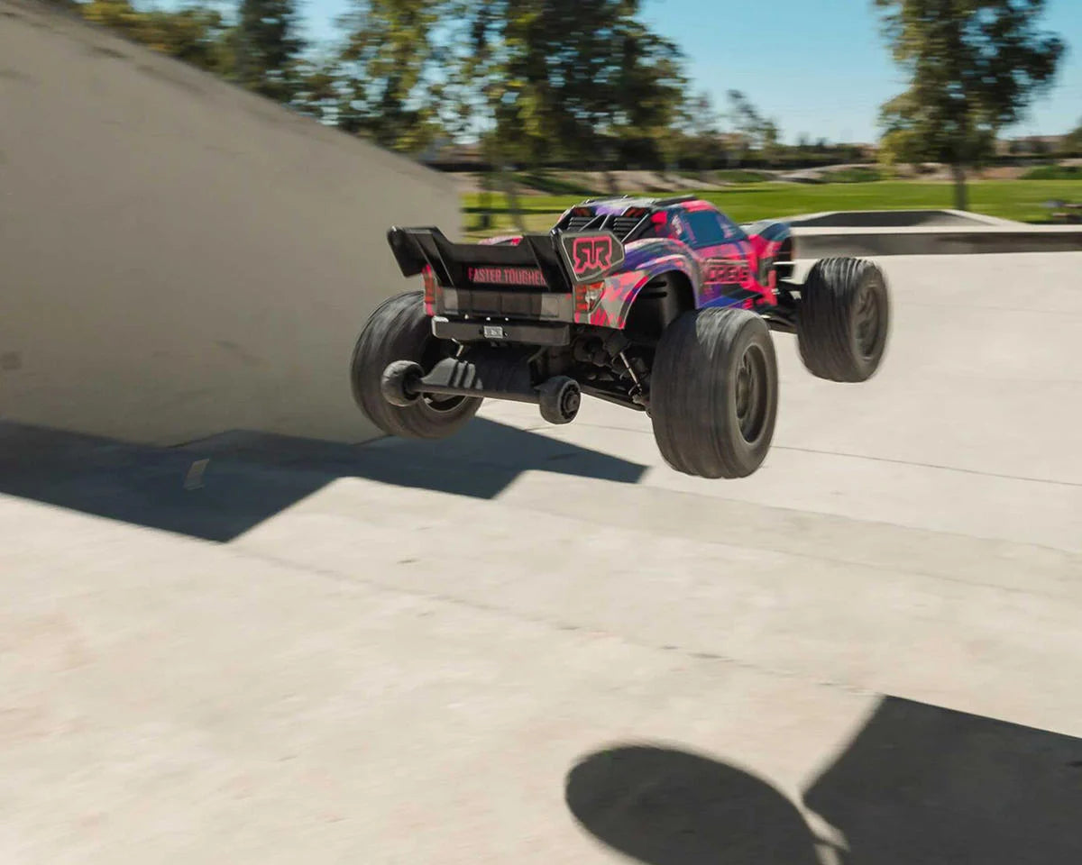 Arrma Vorteks 223S 1/10 BLX Brushless RTR 4WD Stadium Truck (Purple) w/SLT3 2.4GHz Radio & DSC