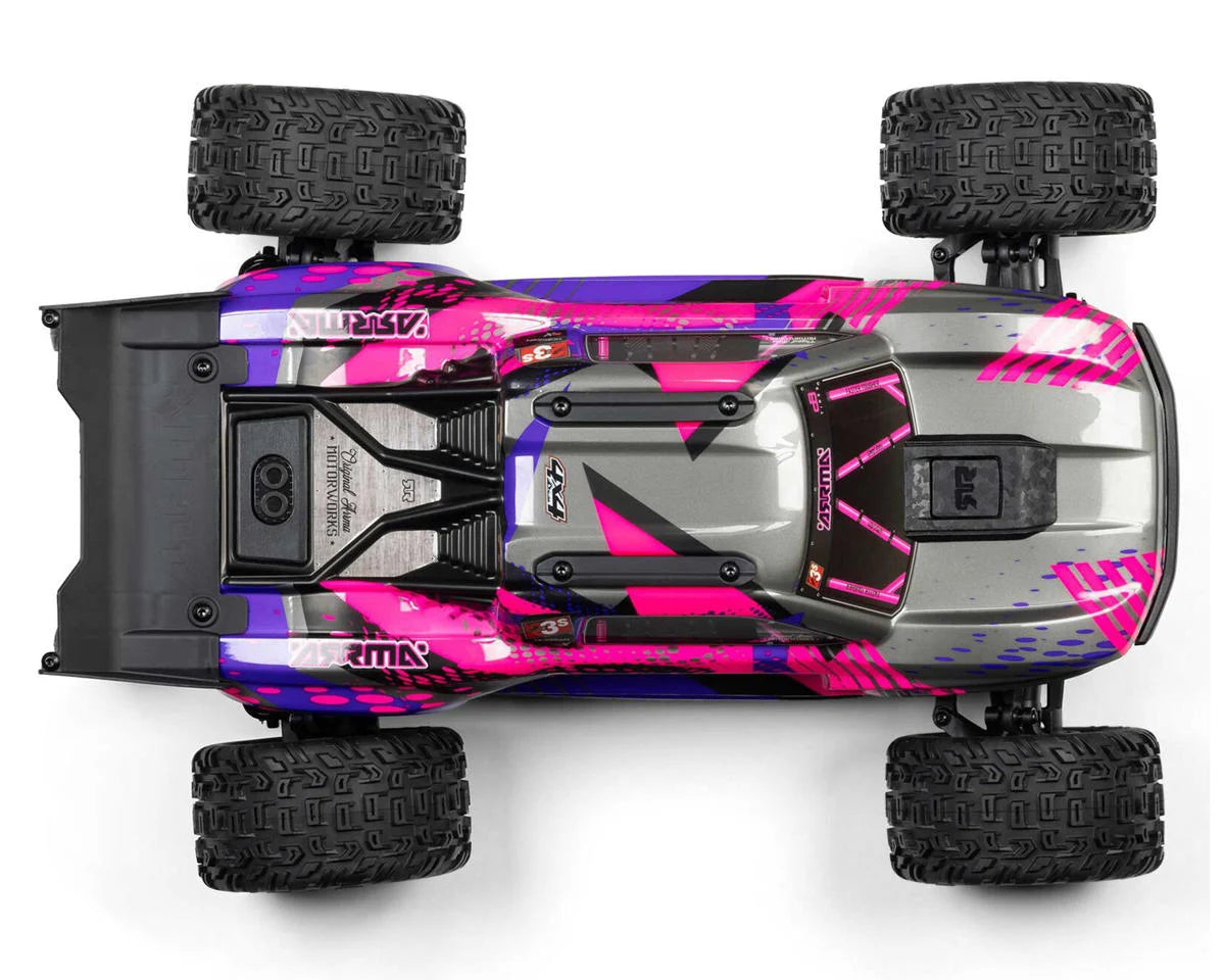 Arrma Vorteks 223S 1/10 BLX Brushless RTR 4WD Stadium Truck (Purple) w/SLT3 2.4GHz Radio & DSC