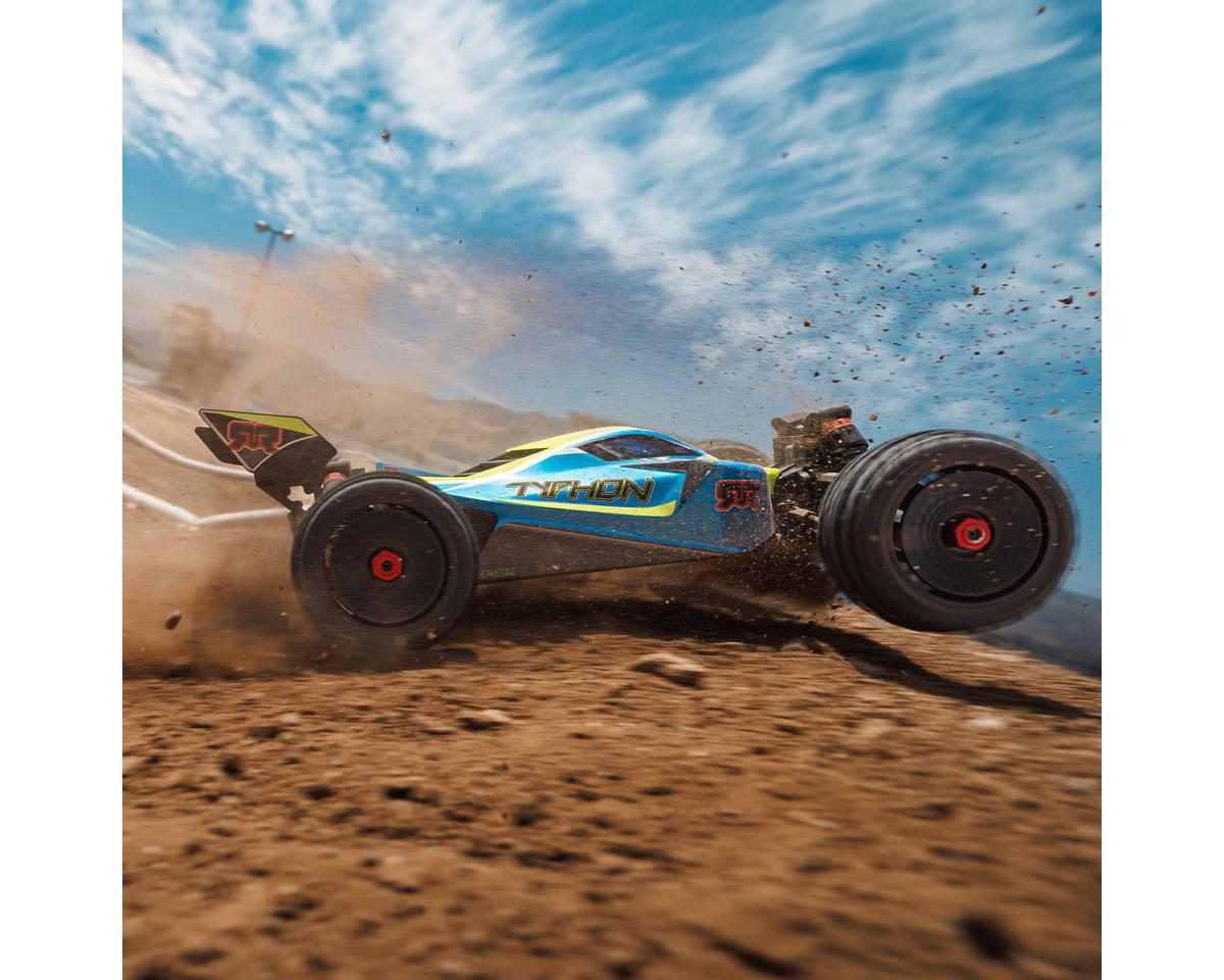 Arrma Typhon 223S 1/8 BLX Brushless RTR 4WD Buggy (Blue) w/SLT3 2.4GHz Radio & DSC
