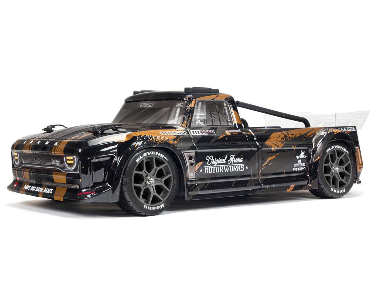 Arrma Infraction V3 3S BLX Brushless 1/8 RTR Electric 4WD Street Bash Truck (Gold) w/DX3 2.4GHz Radio, Smart ESC & AVC
