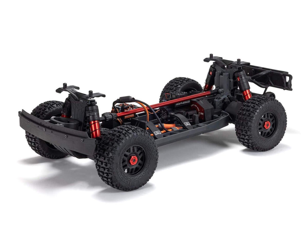 Arrma Mojave 4S BLX Brushless 1/8 4WD RTR Electric Desert Truck (White/Red) w/Spektrum SLT3 2.4GHz Radio
