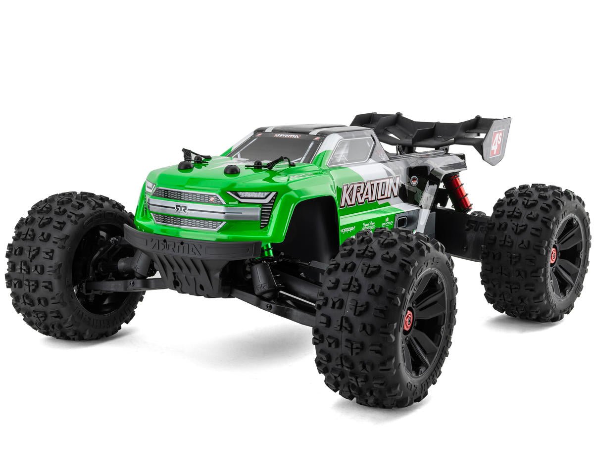Arrma Kraton 4S V2 BLX RTR 1/10 4WD Brushless Monster Truck (Green) w/SLT3 2.4GHz Radio & Smart ESC