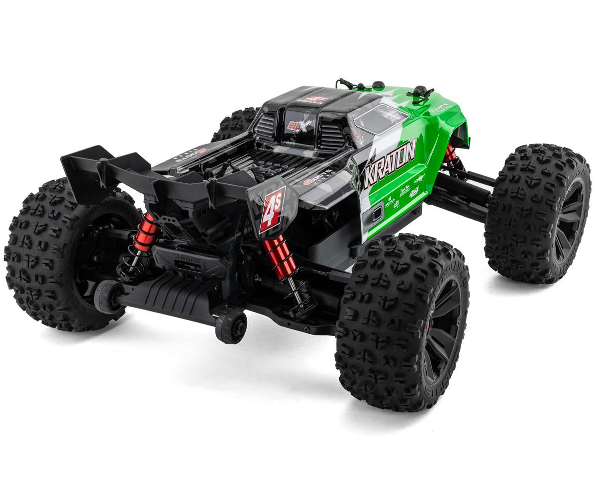 Arrma Kraton 4S V2 BLX RTR 1/10 4WD Brushless Monster Truck (Green) w/SLT3 2.4GHz Radio & Smart ESC