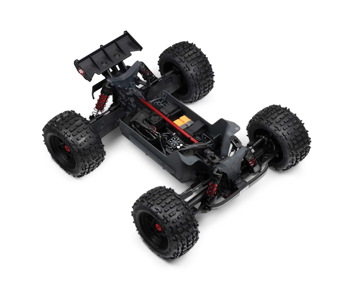 Arrma Outcast 4S V2 BLX Brushless RTR 1/10 Stunt Truck (Gunmetal) w/SLT3 2.4GHz Radio & Smart ESC