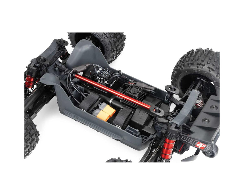 Arrma Outcast 4S V2 BLX Brushless RTR 1/10 Stunt Truck (Gunmetal) w/SLT3 2.4GHz Radio & Smart ESC