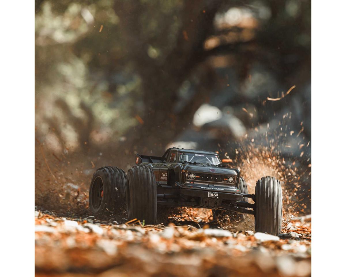 Arrma Outcast 4S V2 BLX Brushless RTR 1/10 Stunt Truck (Gunmetal) w/SLT3 2.4GHz Radio & Smart ESC