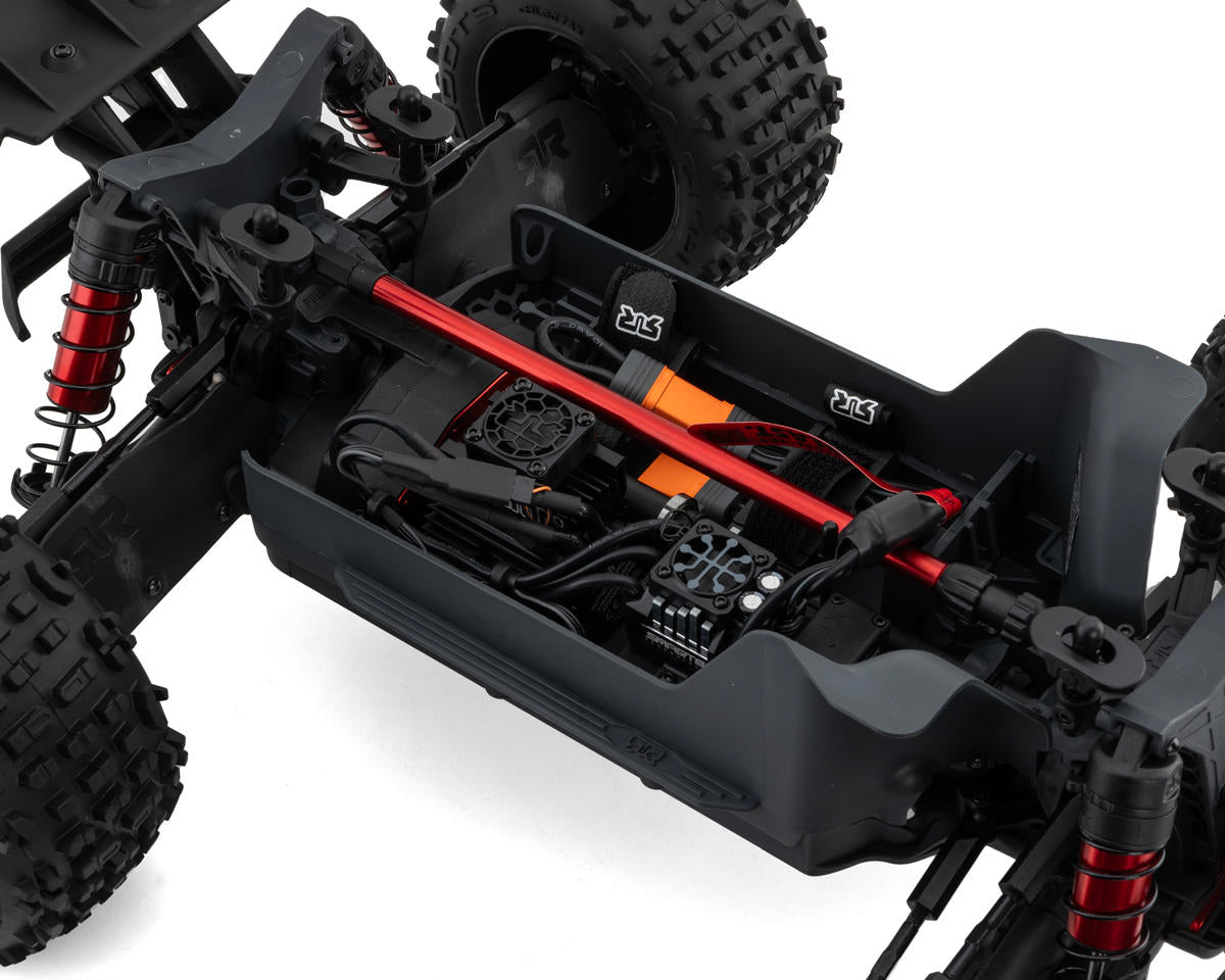 Arrma Outcast 4S V2 BLX Brushless RTR 1/10 Stunt Truck (Red) w/SLT3 2.4GHz Radio & Smart ESC