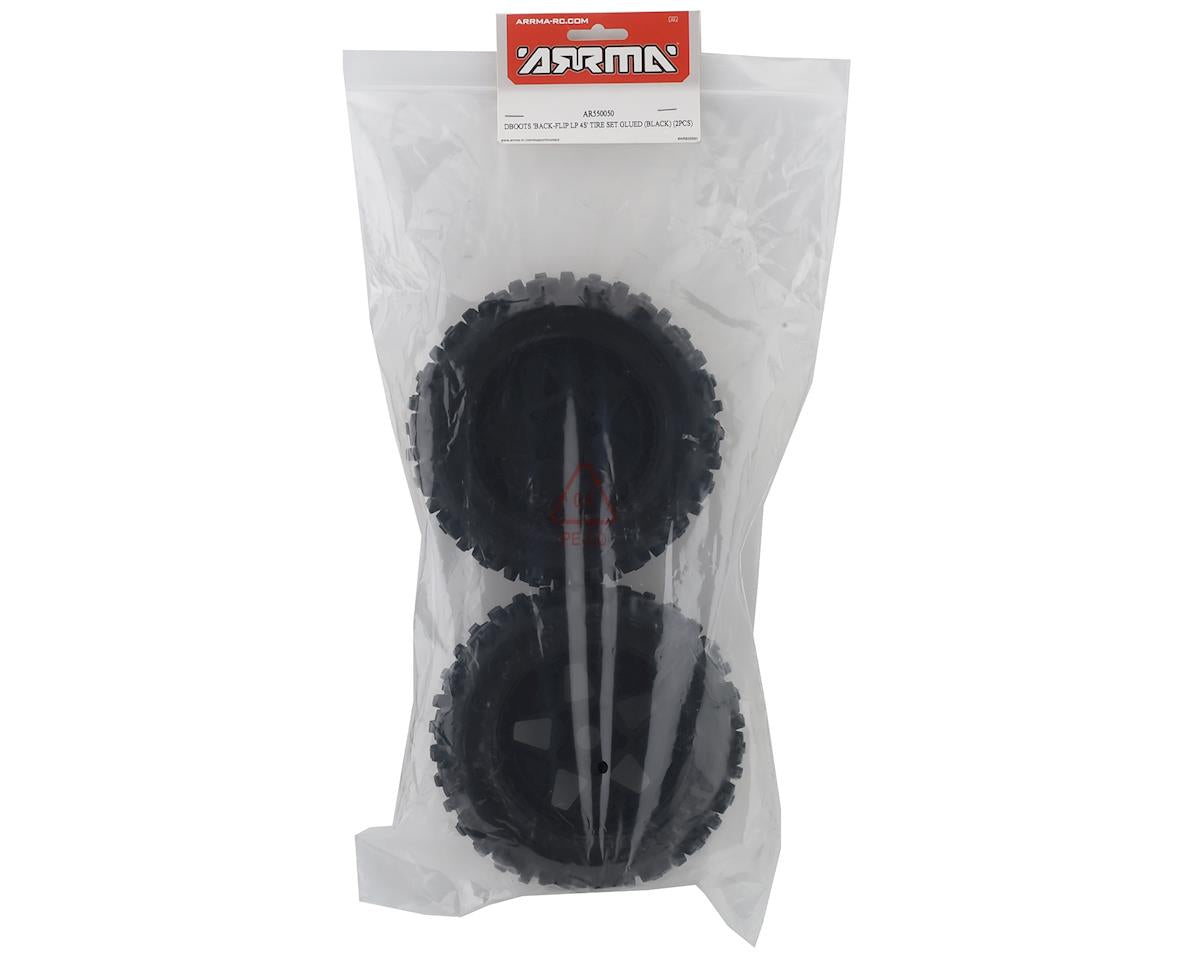 Arrma Front OR Rear DBoots Backflip LP Tires & Wheels 1/10 KRATON ,OUTCAST 4X4 4S