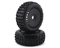 Arrma Pre-Mounted dBoots Katar B 6S Tire/Wheel Set (Black) (2)