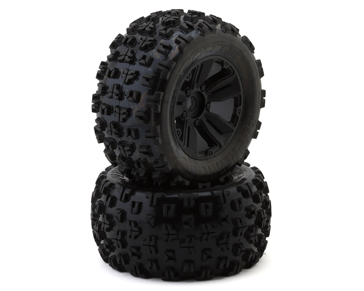 Arrma dBoots Copperhead2 MT 3.8 Pre-Mounted 1/8 Monster Truck Tires (Black) (2) w/17mm Hex
