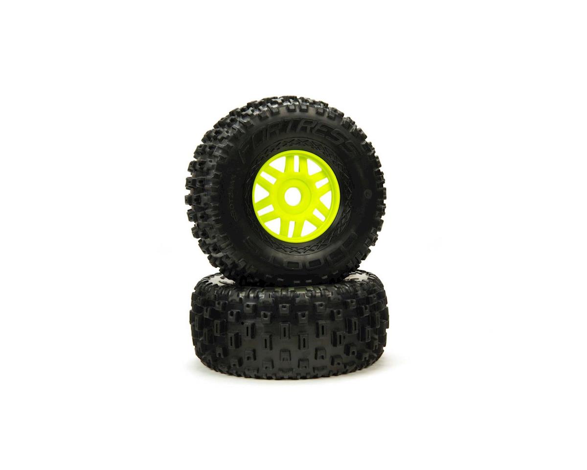 Arrma Mojave 6S BLX dBoots "Fortress" Pre-Mounted Tire Set (Green) (2)
