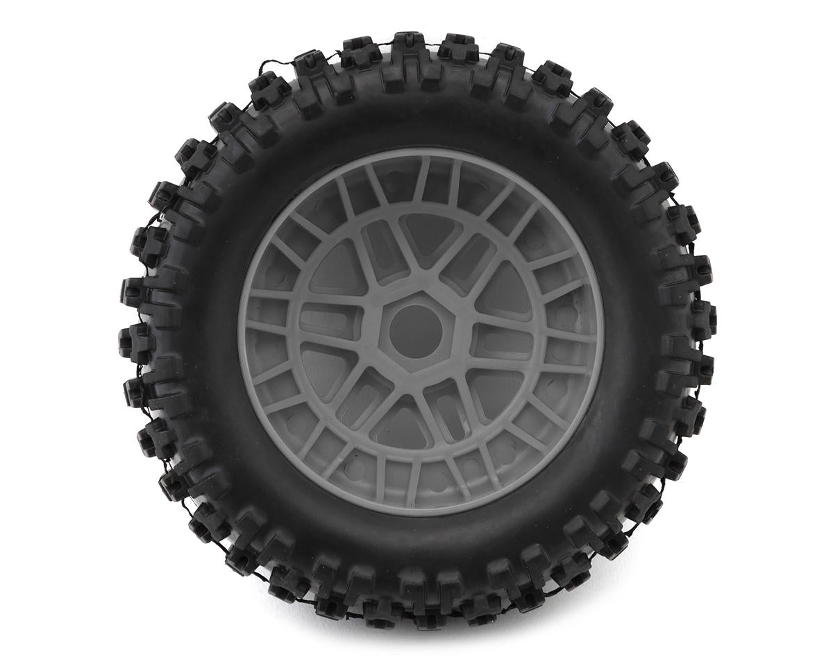Arrma Mojave 6S BLX dBoots "Fortress" Pre-Mounted Tire Set (Gun Metal) (2)
