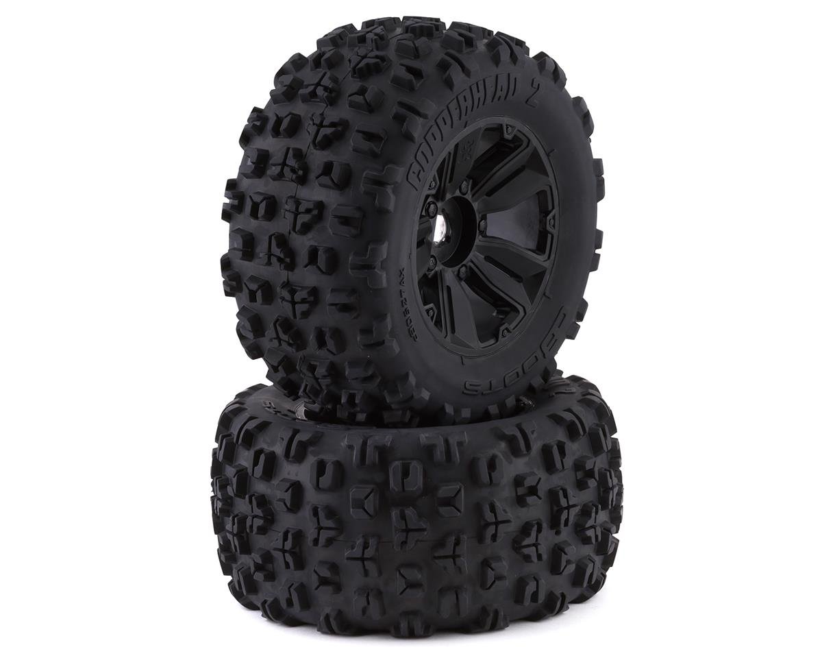 Arrma dBoots "Copperhead2 Mt" Pre-Mounted Tire (Black) (2) w/24mm Hex