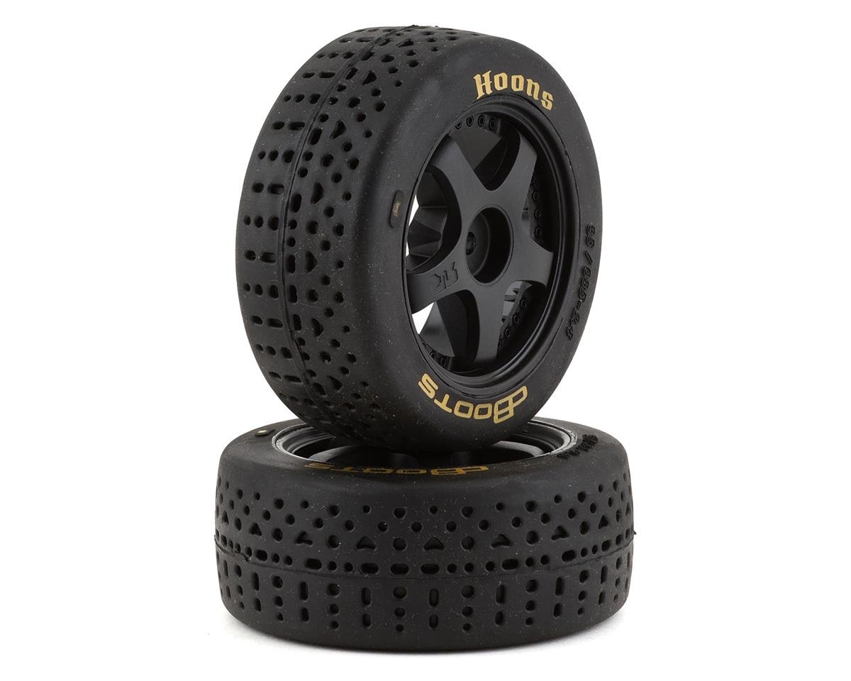 ARRMA DBoots Hoons 35/085 2.4 Belted 5-Spoke Pre-Mounted Tires (2) (Gold) w/14mm Hex