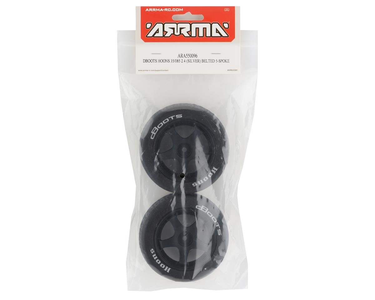 ARRMA DBOOTS HOONS 35/085 2.4 (SILVER) BELTED 5-SPOKE