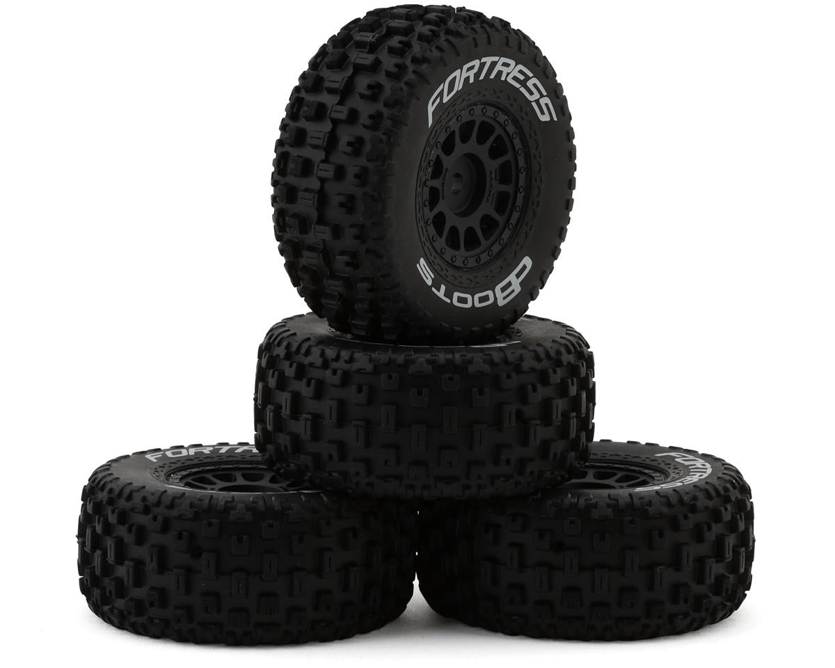 ARRMA dBoots 'FORTRESS' Glued Tire Set For 1/16 MOJAVE GROM