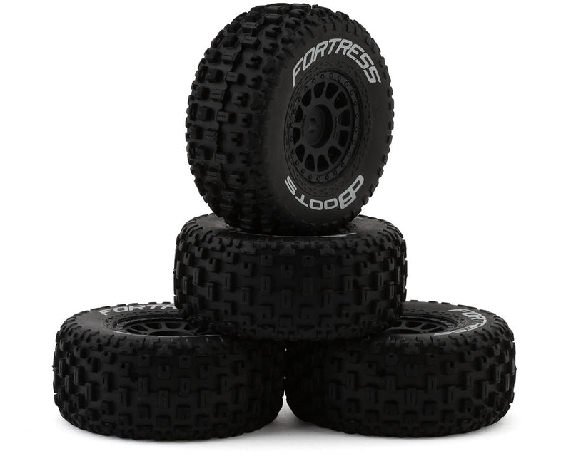 ARRMA dBoots 'FORTRESS' Glued Tire Set For 1/16 MOJAVE GROM