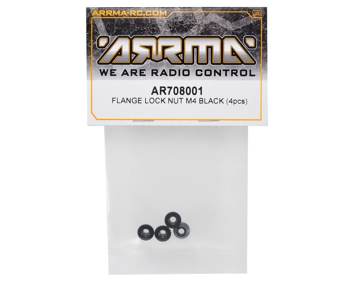 Arrma 4mm Flanged Locknut Set (4)