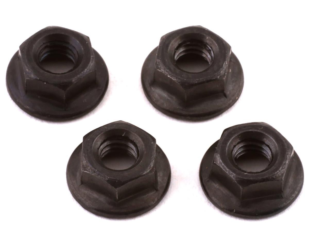 Arrma Serrated 4mm Flange Wheel Nut (4)